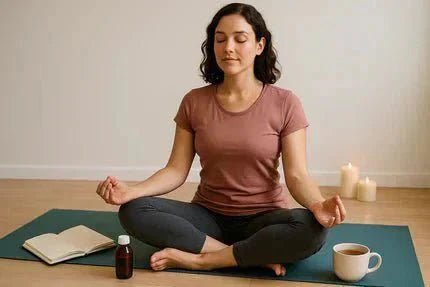 The Perfect Wind-Down Routine: Yoga, Journaling, and a Dash of 7OH Syrup - Tranquil